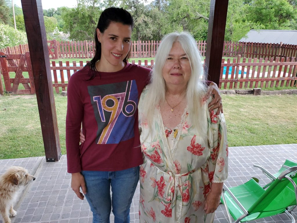 Yanina and Susan at Cabañas Kangarú