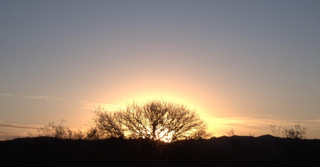 Sunset from Don Pilar campground