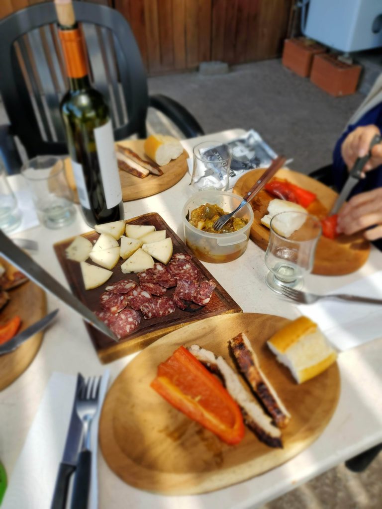 Pre-asado appetizers