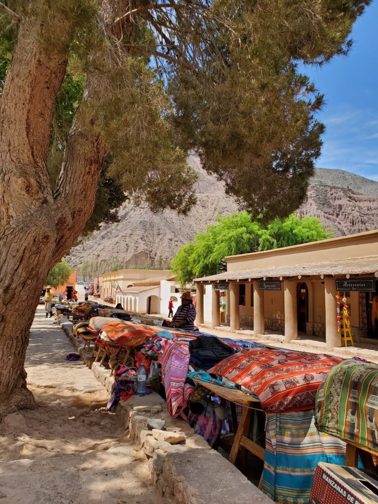 Shopping opportunities in Purmamarca