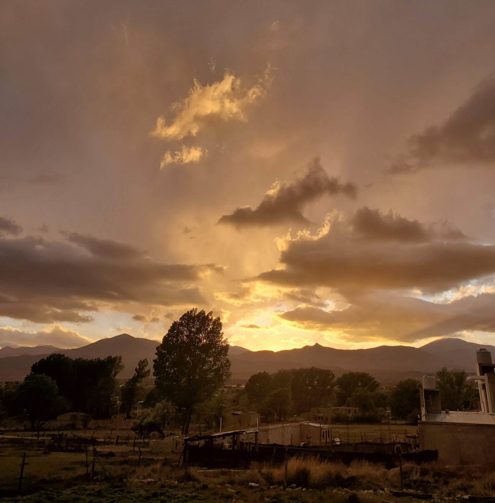 Sunset over Humahuaca, Argentina