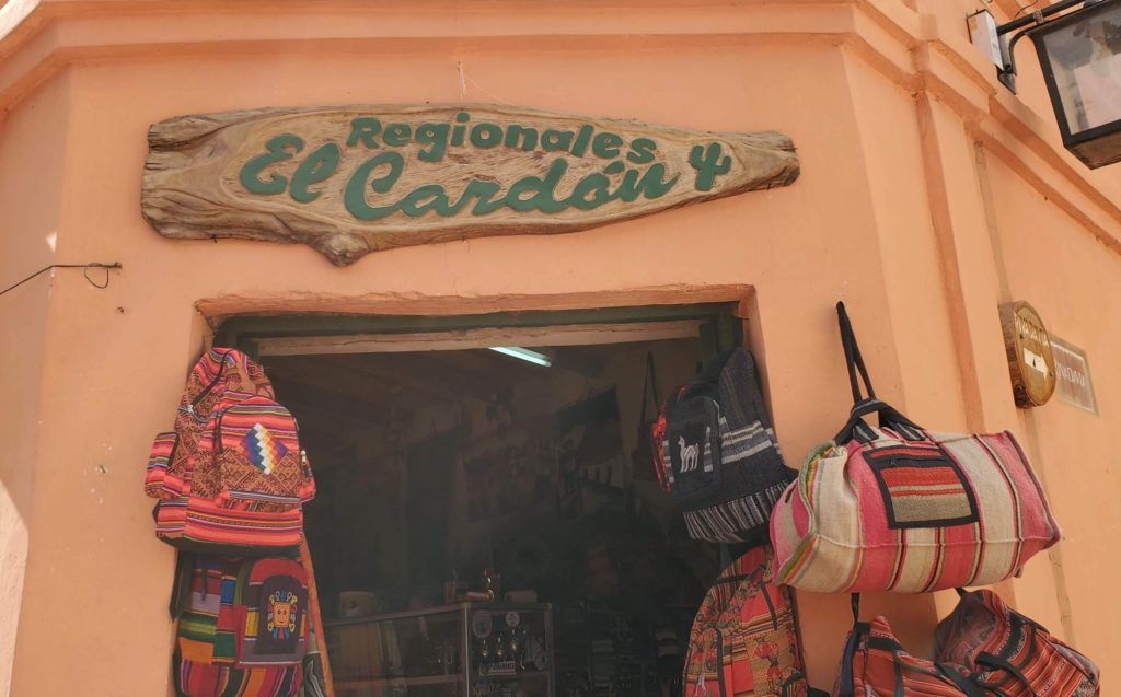 Purmamarca gift shop