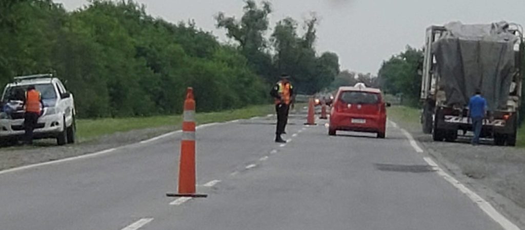 Argentine police checkpoint -- sometimes 3 within 20 miles, and no coordination between them