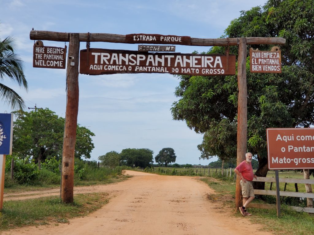 The northern end of the Transpantaneira highway